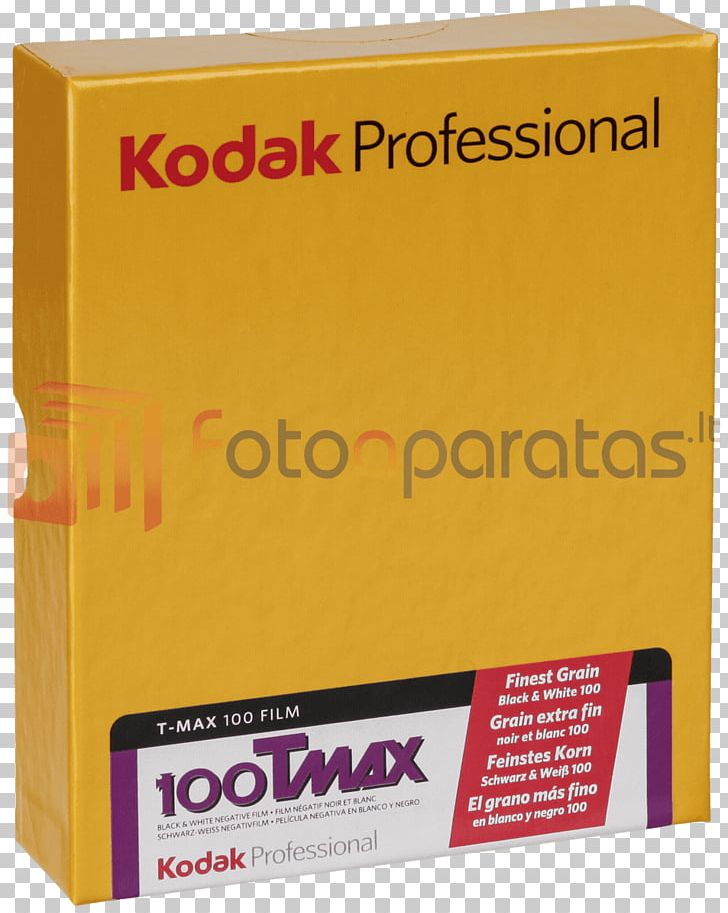 Photographic Film Kodak T-MAX Sheet Film Black And White PNG, Clipart, 35 Mm Film, 135 Film, Black And White, Brand, Film Free PNG Download