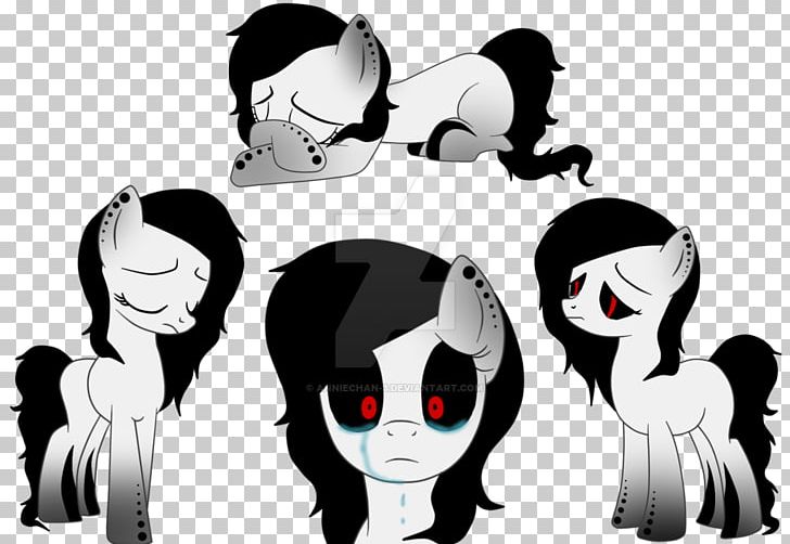 Pony Sadness Sorrow Fan Art PNG, Clipart, Black And White, Black Hair, Cartoon, Cat Like Mammal, Deviantart Free PNG Download