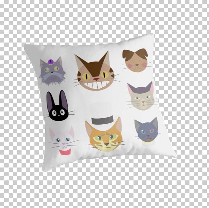 Cushion Throw Pillows Ghibli Museum Cat PNG, Clipart, Animal, Cat, Cushion, Ghibli Museum, Material Free PNG Download