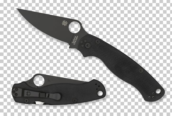 Pocketknife Spyderco CPM S30V Steel Paramilitary PNG, Clipart, Cold Weapon, Cutting Tool, Flip Knife, G 10, Handle Free PNG Download