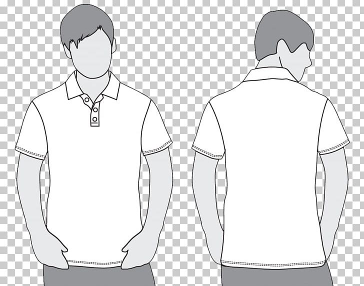 T-shirt White Clothing Top PNG, Clipart, Angle, Arm, Black, Black And White, Blue Free PNG Download