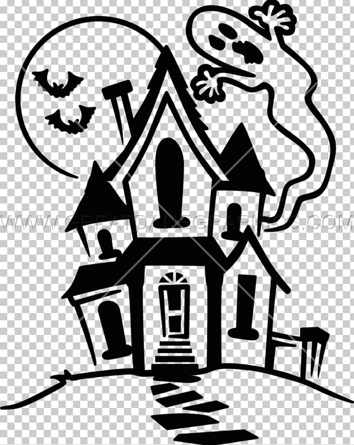 Drawing Haunted House Line Art PNG, Clipart, Area, Art, Artwork, Black, Black And White Free PNG Download