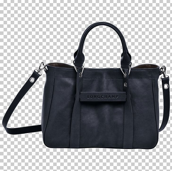 Longchamp Tote Bag Handbag Leather PNG, Clipart, 3 D, Accessories, Bag, Baggage, Black Free PNG Download