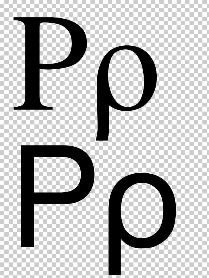 Rho Letter Greek Alphabet Upsilon Koppa PNG, Clipart, Alphabet, Area, Black And White, Brand, Chi Free PNG Download