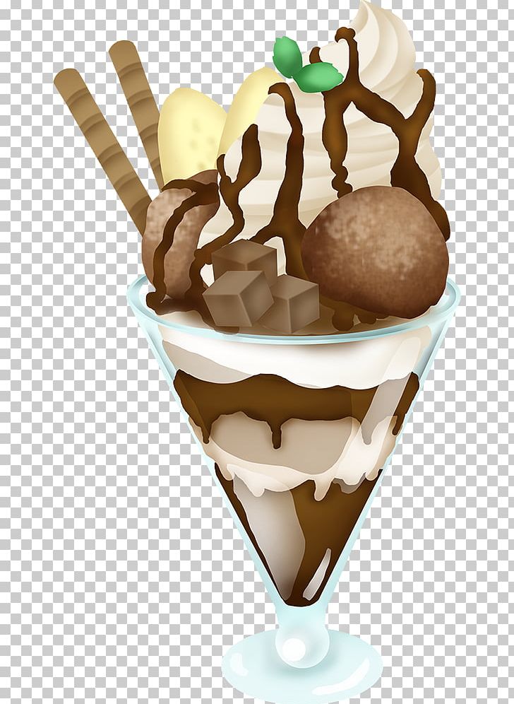 Ice Cream Sundae Gelato Dame Blanche PNG, Clipart, Choco, Chocolate Ice Cream, Cream, Dairy Product, Dame Blanche Free PNG Download