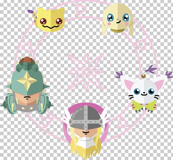Gatomon Gomamon Kari Kamiya Tentomon Agumon PNG