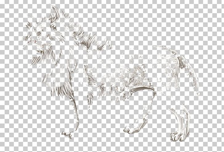 Dog Breed Lion Big Cat Sketch PNG, Clipart, Animals, Artwork, Big Cat, Big Cats, Black And White Free PNG Download