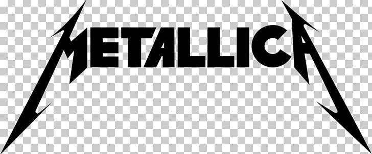 Logo Metallica Musician PNG, Clipart, Angle, Area, Black, Black And White, Brand Free PNG Download