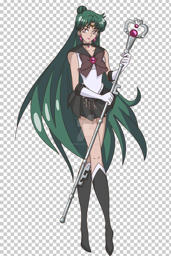 Sailor Pluto Sailor Moon Tuxedo Mask Chibiusa Sailor Mercury PNG, Clipart, Anime, Cartoon, Cold Weapon, Costume, Costume Design Free PNG Download