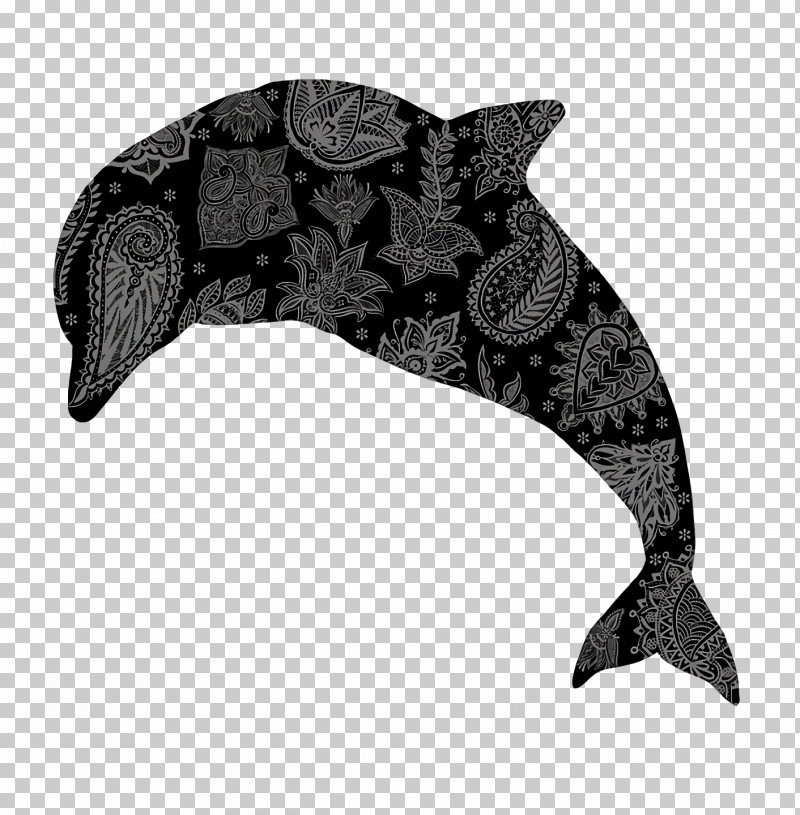 Dolphin Black & White / M Pattern PNG, Clipart, Black White M, Dolphin Free PNG Download