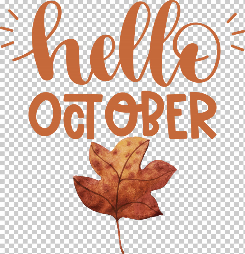 Hello October October PNG, Clipart, Biology, Hello October, Leaf, Meter, October Free PNG Download