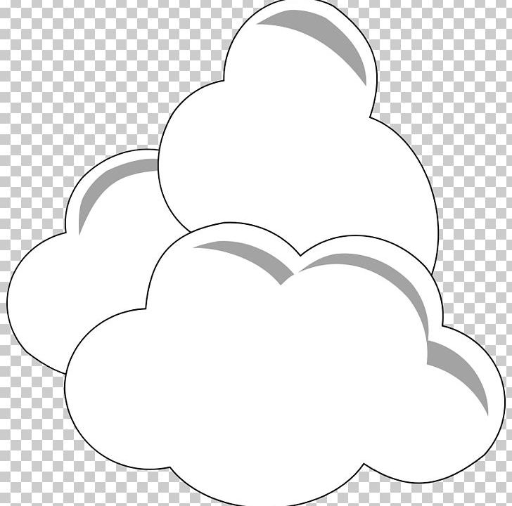 Cloud Coloring Book PNG, Clipart, Area, Black And White, Cartoon, Circle, Cirrus Free PNG Download