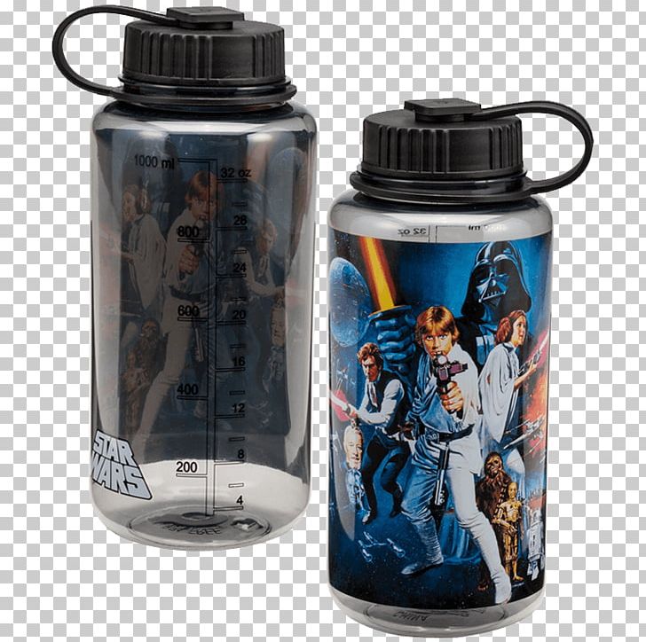 Water Bottles Star Wars Yoda Luke Skywalker BB-8 PNG, Clipart, Bb8, Bottle, Copolyester, Drinkware, Glass Bottle Free PNG Download