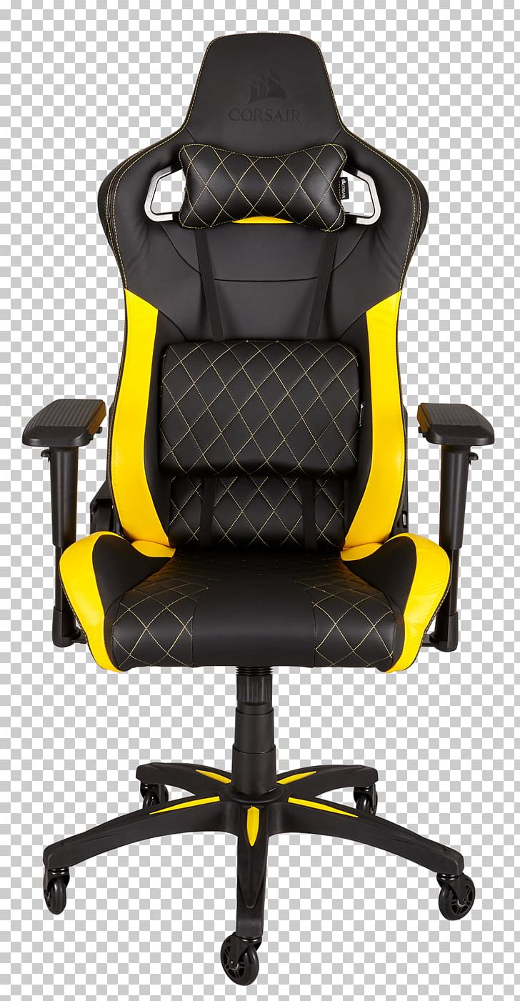 Corsair Components Gaming Chair Computer Video Game Headset PNG, Clipart, Auto Racing, Black, Car Seat Cover, Chair, Comfort Free PNG Download