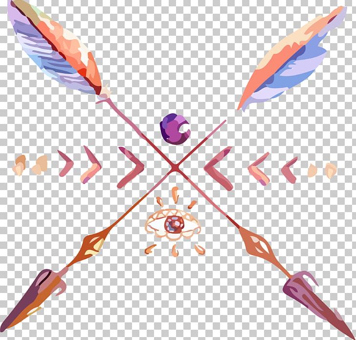 Feather Drawing Arrow Euclidean PNG, Clipart, Arc, Arrow Vector, Bow, Bow And Arrow, Cartoon Hand Drawing Free PNG Download