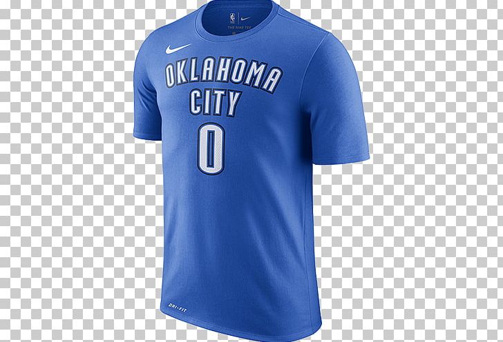 Oklahoma City Thunder T-shirt NBA Nike PNG, Clipart, Active Shirt, Blue, Brand, Clothing, Cobalt Blue Free PNG Download