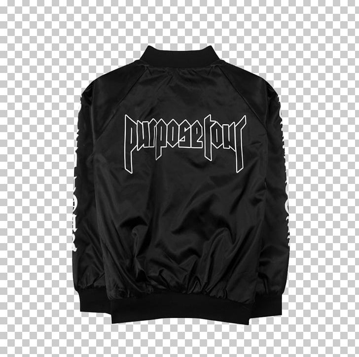 Purpose World Tour Hoodie Jacket T-shirt PNG, Clipart, Black, Brand, Clothing, Coat, Flight Jacket Free PNG Download