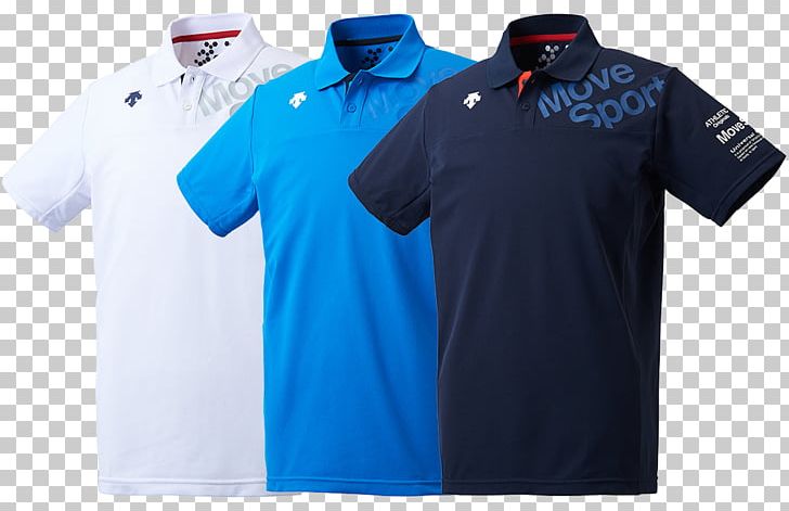 T-shirt Polo Shirt Descente Jersey PNG, Clipart, Active Shirt, Blue, Brand, Clothing, Collar Free PNG Download