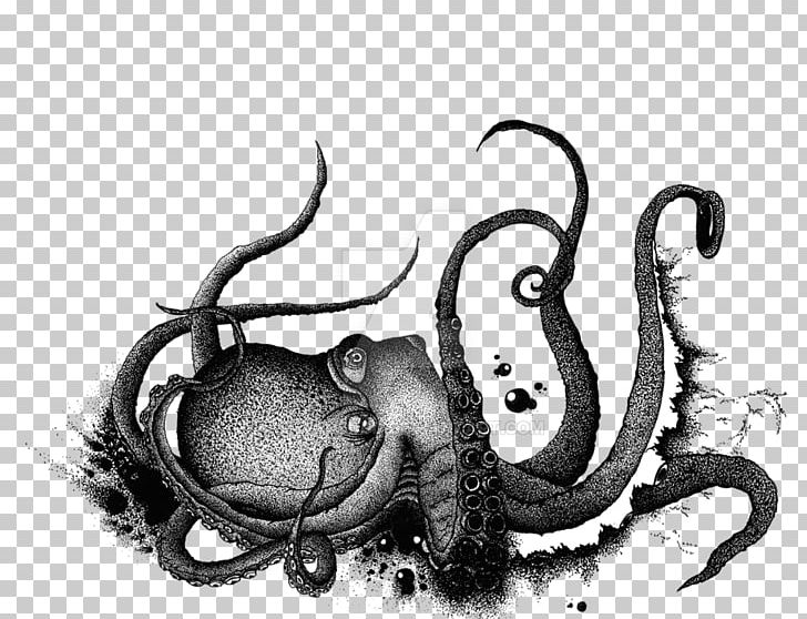 Octopus Drawing /m/02csf White Font PNG, Clipart, Black And White, Bruises, Cephalopod, Drawing, Fictional Character Free PNG Download