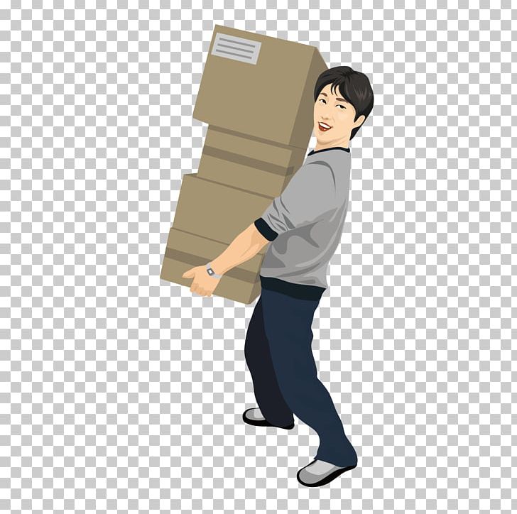 carrying boxes clipart