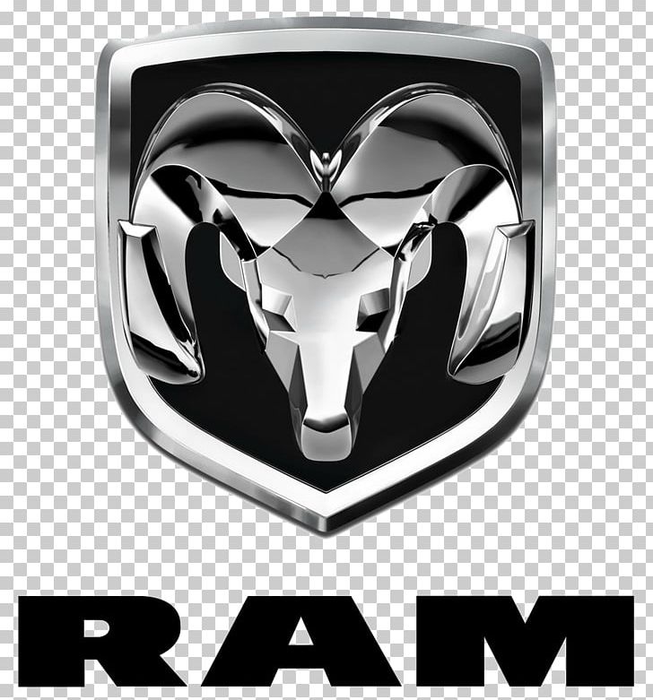 Ram Trucks Ram Pickup Dodge Car Chrysler PNG, Clipart, Black And White, Brand, Brands, Car, Cars Free PNG Download