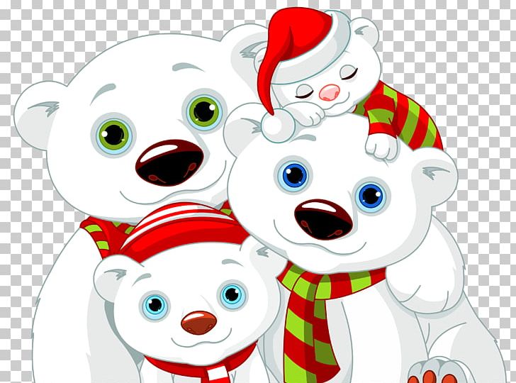 Polar Bear Christmas Illustration PNG, Clipart, Animals, Carnivoran, Cartoon, Christmas Ornament, Dog Like Mammal Free PNG Download