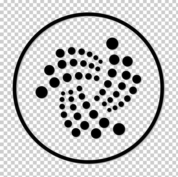 IOTA Cryptocurrency Blockchain Directed Acyclic Graph Ethereum PNG, Clipart, Bitcoin, Bitcoin Cash, Black And White, Blockchain, Circle Free PNG Download