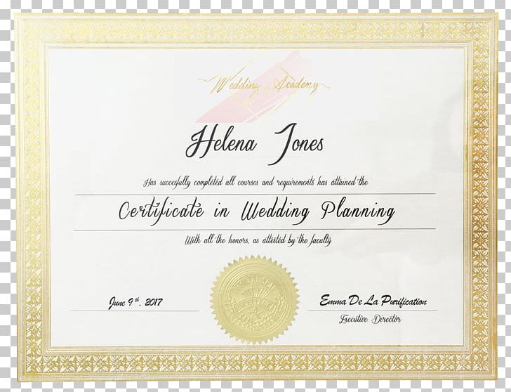 Diploma Wedding Planner Craft Marriage PNG, Clipart, Academic Certificate, Art, Berufsausbildung, Calligraphy, Convite Free PNG Download