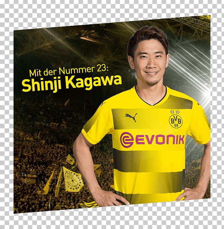 T-shirt Borussia Dortmund Text Sleeve Font PNG, Clipart, 2018, Borussia Dortmund, Brand, Bundesliga, Calendar Free PNG Download