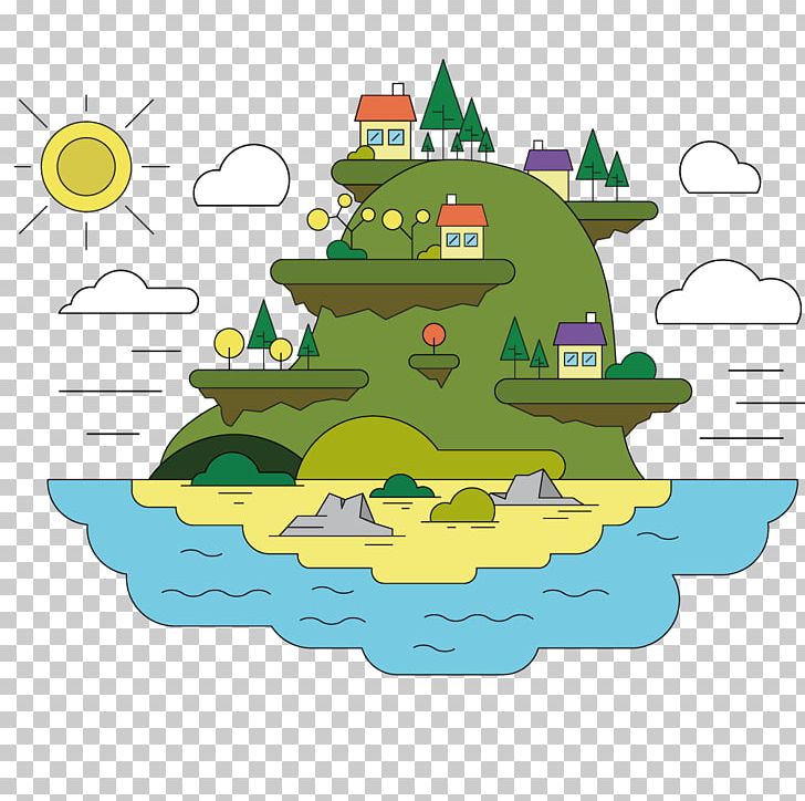 Cartoon Illustration PNG, Clipart, Area, Around The City, Artworks, Cartoon, Download Free PNG Download