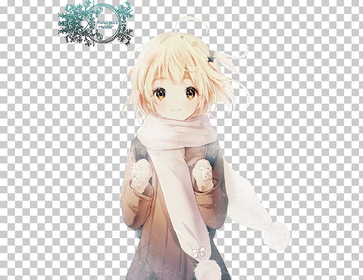 Anime Manga Winter Cuteness Kavaii PNG, Clipart, Anime, Brown Hair, Cartoon, Cute Girl, Cuteness Free PNG Download