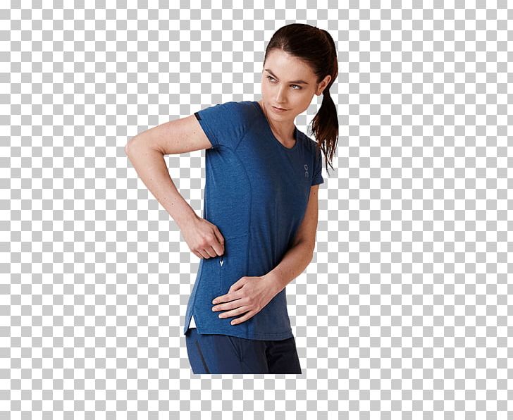 T-shirt Sleeve Shoulder Sport PNG, Clipart, Arm, Blue, Clothing, Cobalt Blue, Comfort Women Free PNG Download