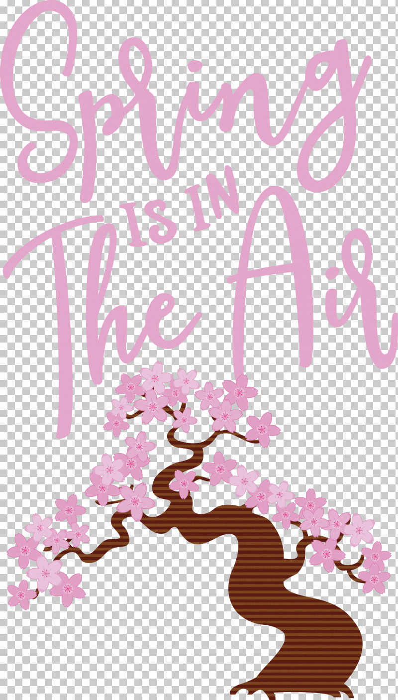 Spring Spring Is In The Air PNG, Clipart, Branching, Floral Design, Meter, Spring, Spring Is In The Air Free PNG Download