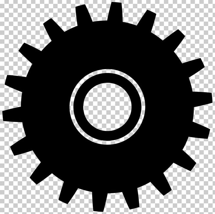 Gear Euclidean Icon PNG, Clipart, Automotive Tire, Black And White, Circle, Euclidean Vector, Gear Free PNG Download