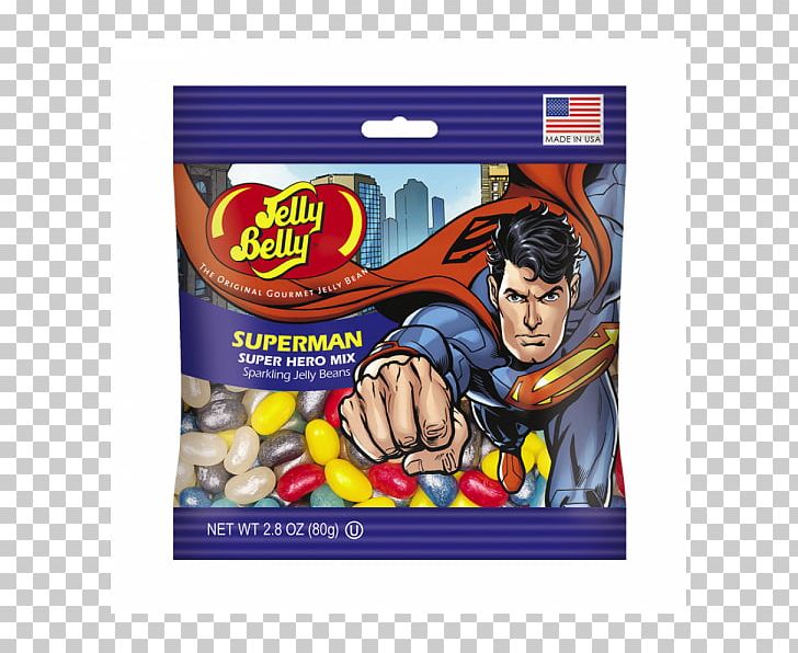 Gelatin Dessert Superman The Jelly Belly Candy Company Jelly Bean PNG, Clipart,  Free PNG Download