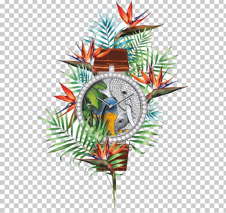 Watch Fashion Illustration PNG, Clipart, Accessories, Banana Leaves, Beak, Behance, Bird Free PNG Download