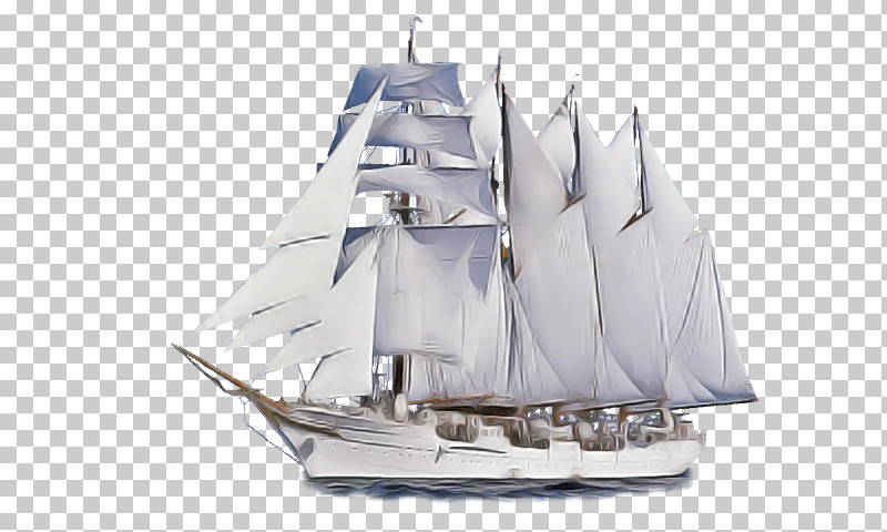 Sailing Ship Tall Ship Vehicle Barquentine Boat PNG, Clipart, Barquentine, Boat, Clipper, Fullrigged Ship, Sail Free PNG Download