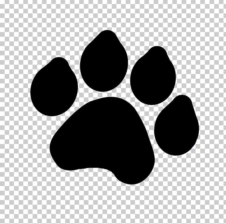 tiger paw black and white clipart