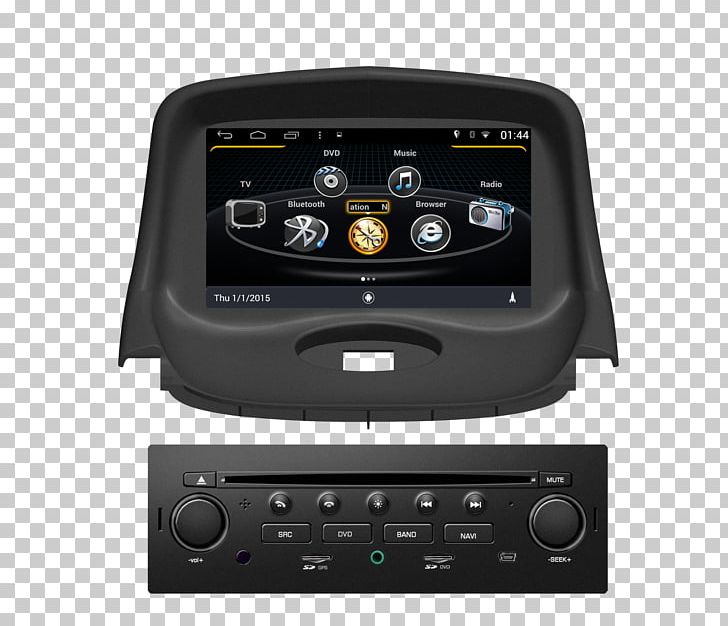 Peugeot 206 GPS Navigation Systems Car Vehicle Audio PNG, Clipart, Android, Audio Receiver, Automotive Navigation System, Car, Cars Free PNG Download
