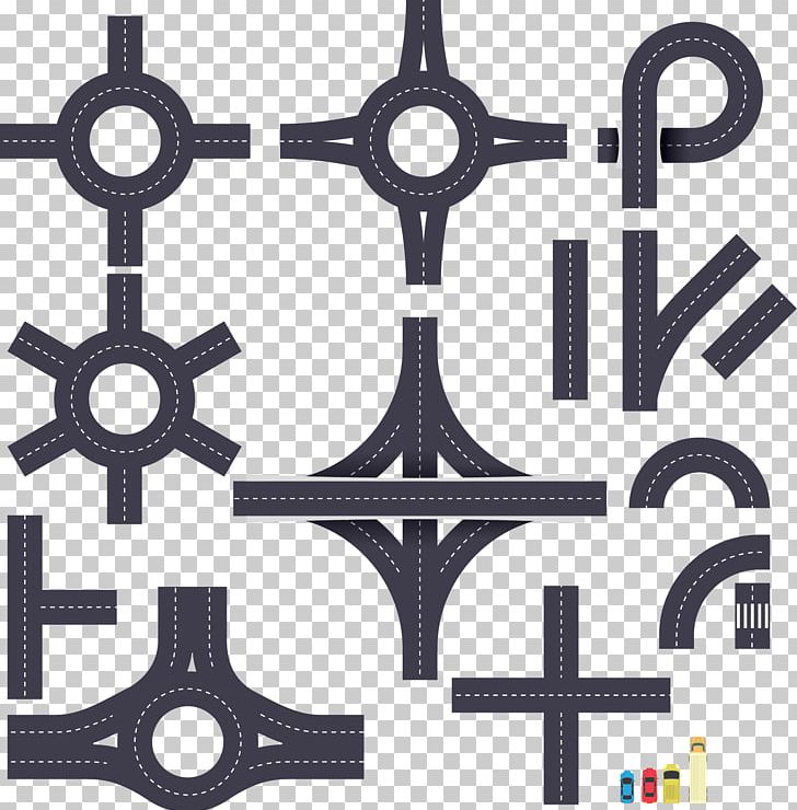 Roundabout Road Junction Euclidean PNG, Clipart, Asphalt Road, Brand, Happy Birthday Vector Images, Highway, Interchange Free PNG Download