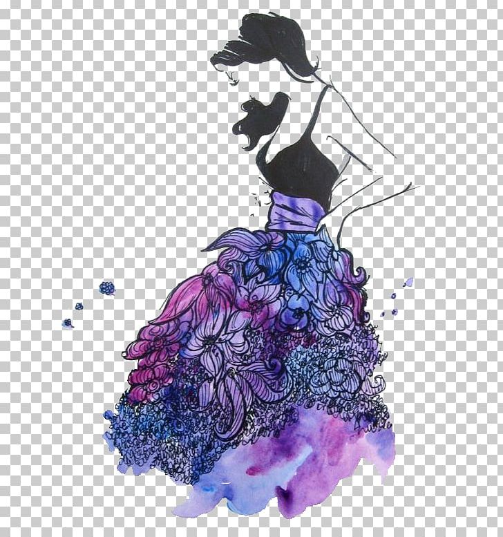 Drawing Dress Fashion Illustration Sketch Png Clipart Art