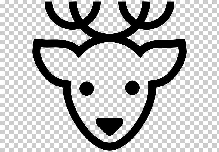 Santa Claus Computer Icons Christmas Reindeer Snowman PNG, Clipart, Antler, Black, Black And White, Christmas, Christmas Tree Free PNG Download