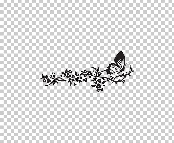 Wall Decal Sticker PNG, Clipart, Art, Black, Black And White, Butterfly, Decal Free PNG Download