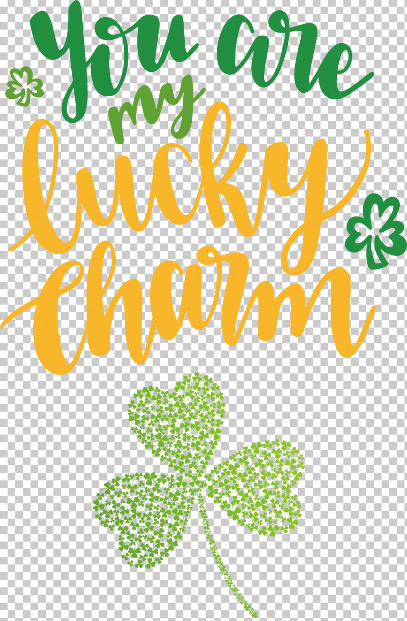 You Are My Lucky Charm St Patricks Day Saint Patrick PNG, Clipart, Floral Design, Fruit, Green, Leaf, Line Free PNG Download