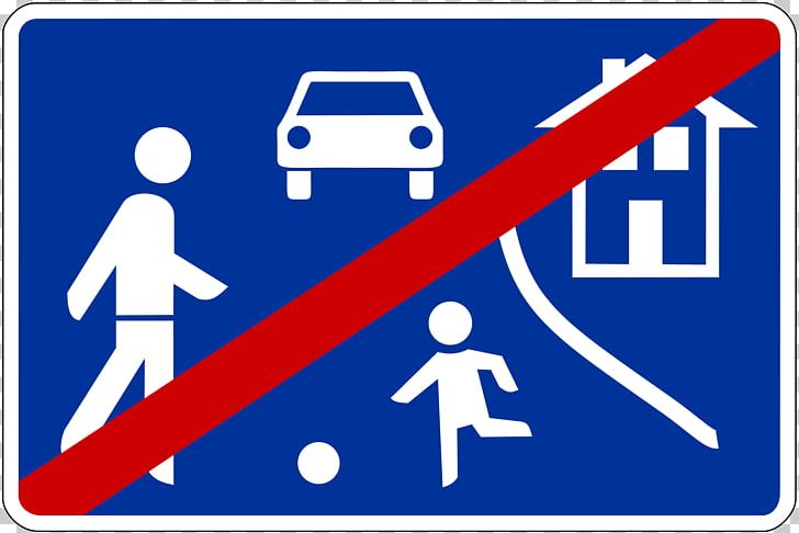 Traffic Sign Living Street Residential Area PNG, Clipart, Angle, Area, Blue, Driving, Information Sign Free PNG Download
