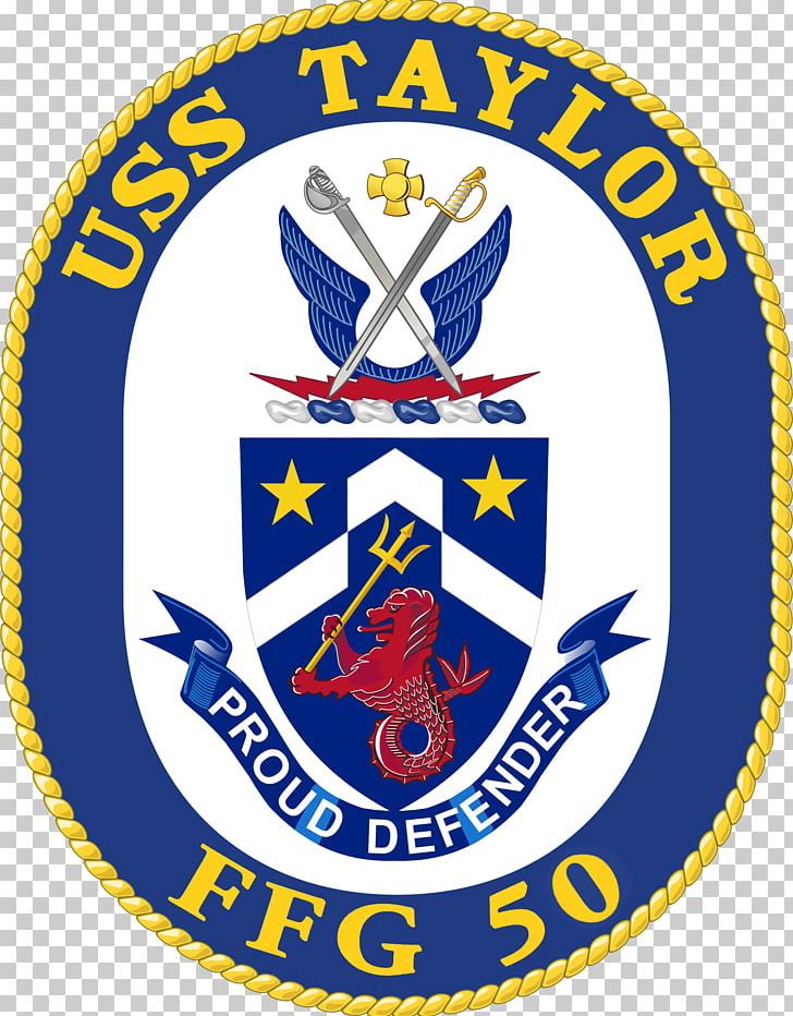 United States Navy USS Taylor (FFG-50) Oliver Hazard Perry-class Frigate Operation Earnest Will PNG, Clipart, Aircraft Carrier, Area, Badge, Brand, Crest Free PNG Download