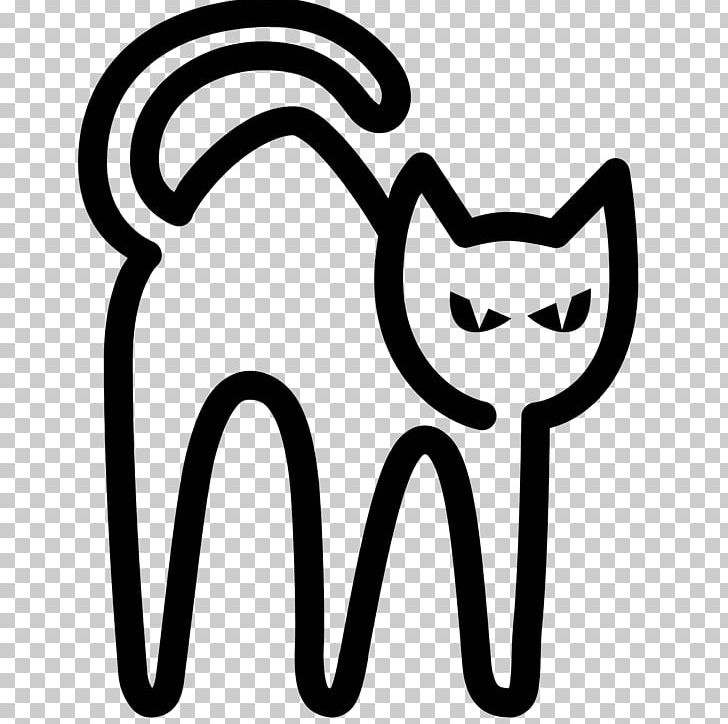 Black Cat Computer Icons Kitten PNG, Clipart, Animals, Area, Black, Black And White, Black Cat Free PNG Download