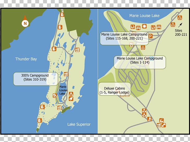 Rondeau Provincial Park Sleeping Giant Ontario Parks Map PNG, Clipart, Area, Backcountry, Camping, Campsite, Ecoregion Free PNG Download