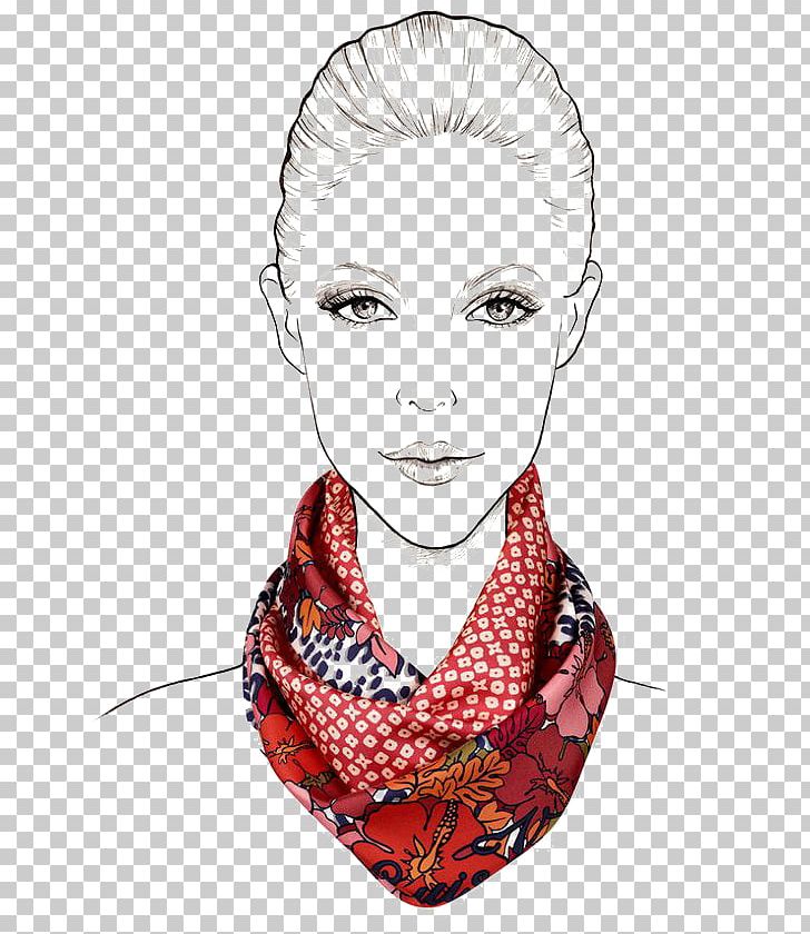 Fashion Illustration Louis Vuitton Scarf Illustration PNG, Clipart, American Flag, Art, Beauty, Book Illustration, Business Woman Free PNG Download