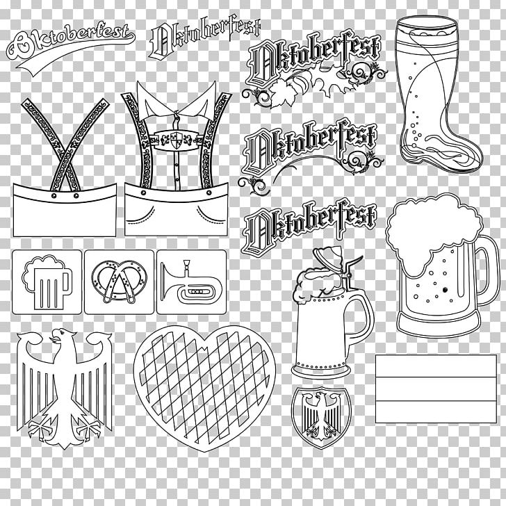Oktoberfest Drawing Line Art Coloring Book PNG, Clipart, Angle, Area, Artwork, Beer Festival, Black Free PNG Download